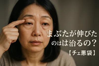 まぶたが伸びたのは治るの？【知恵袋】