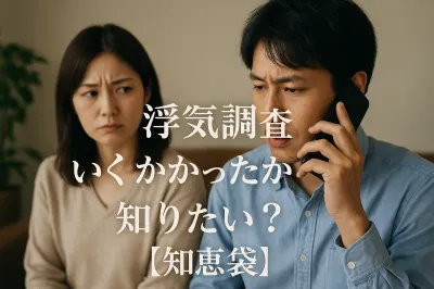 浮気調査いくらかかったか知りたい？【知恵袋】